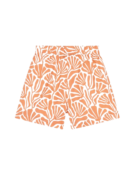 ATIVO - Short imprimé orange 4 - 10 ans pas cher| La Boîte de Magie Nice