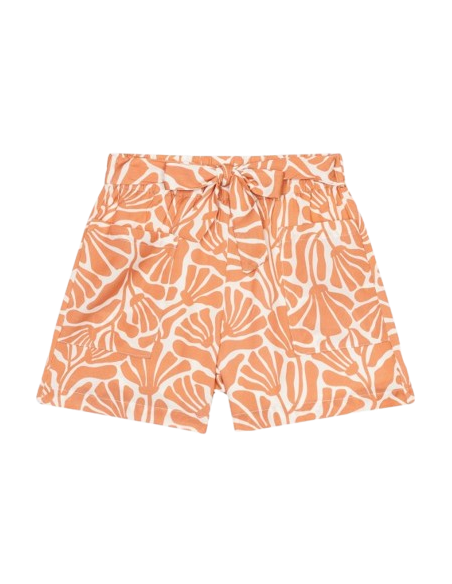 ATIVO - Short imprimé orange 4 - 10 ans