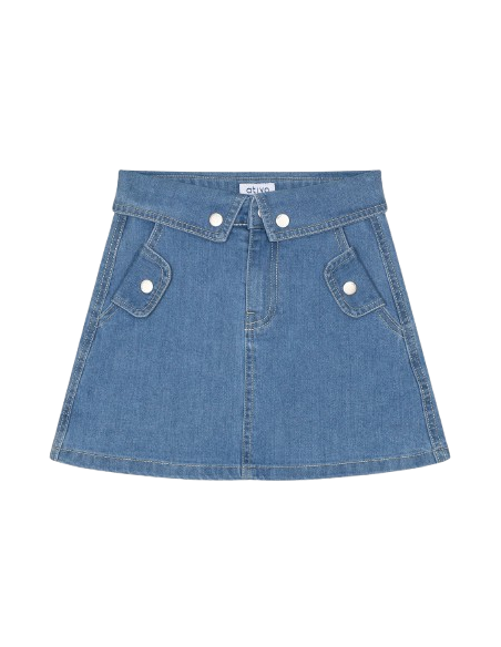 ATIVO - Jupe jean Deux pôches 6 - 14 ans