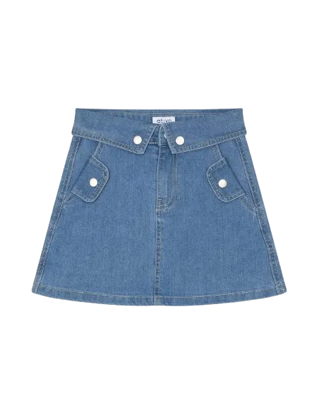 ATIVO - Jupe jean Deux pôches 6 - 14 ans