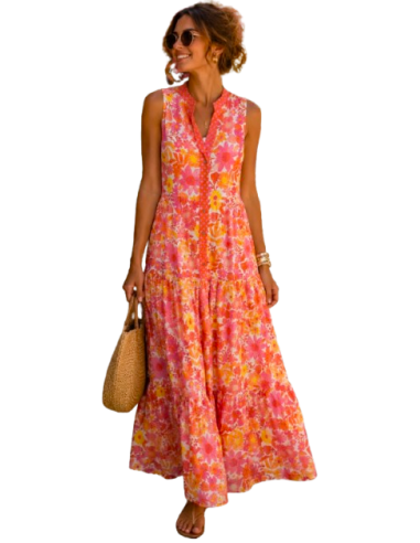 BAHE - Robe April vintage rayé pas cher| La Boite de Magie Nice