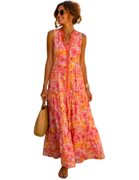 BAHE - Robe April vintage rayé pas cher| La Boite de Magie Nice