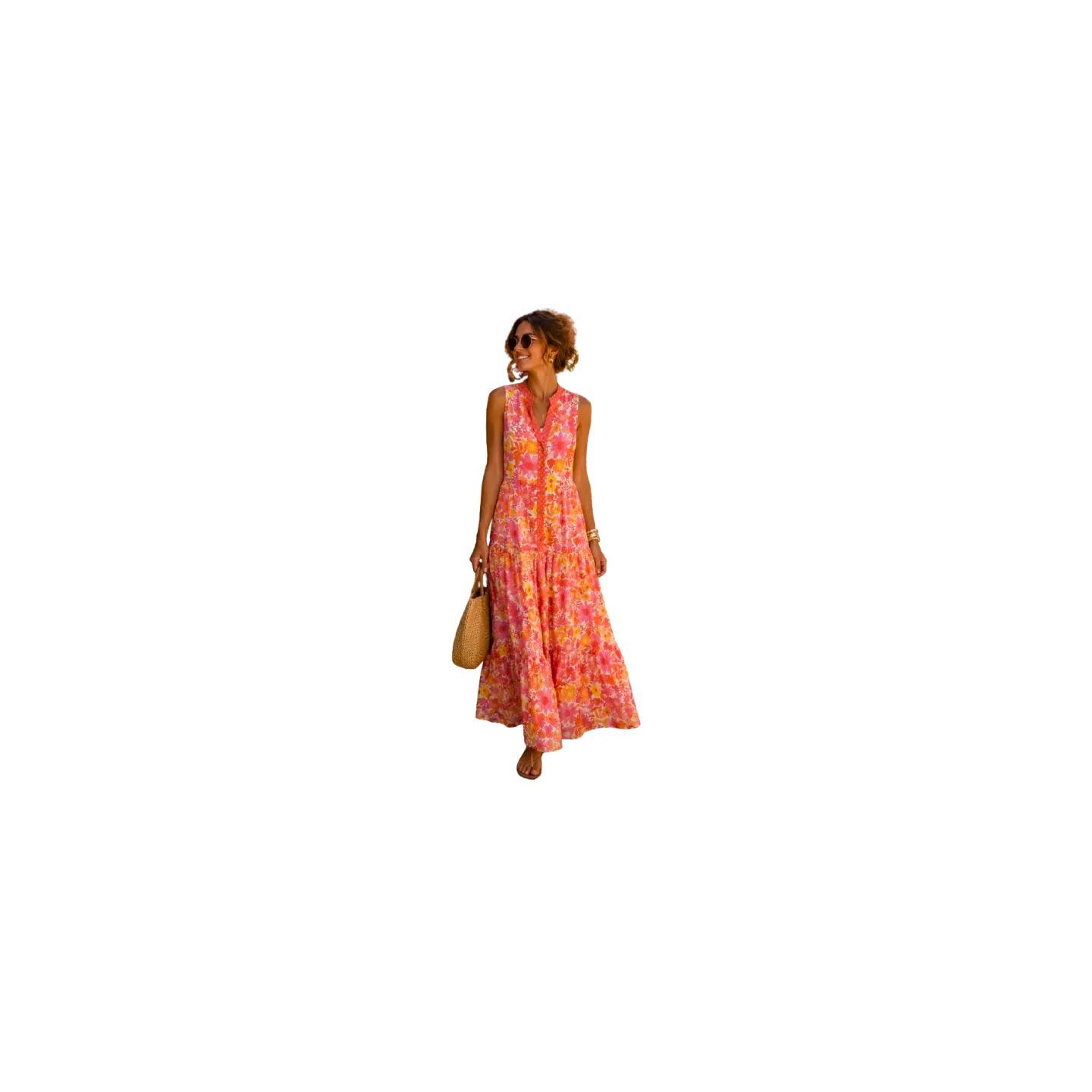 BAHE - Robe April vintage rayé pas cher| La Boite de Magie Nice