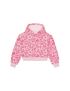 ATIVO - Sweat à Capuche Fleuri Rose 4 - 12 ans pas cher| La Boîte de Magie Nice
