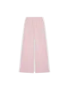 ATIVO - Pantalon Wide-Leg Rose Poudré à Bandes Blanches 4 - 14 ans pas cher| La Boîte de Magie Nice