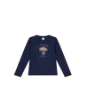 ATIVO - T-shirt Flower Fresh marine 4-12 ans