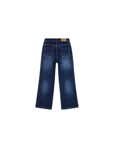 ATIVO - Jean fille bleu foncé 4 - 10 ans pas cher| la Boîte de Magie Nice