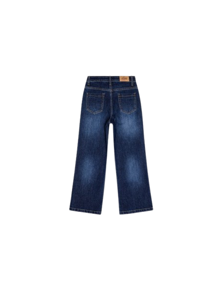ATIVO - Jean fille bleu foncé 4 - 10 ans pas cher| la Boîte de Magie Nice