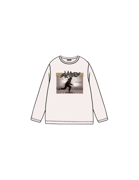 ATIVO - Tee-shirt Skaters blanc 4 - 12 ans