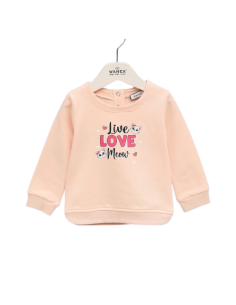 ELENA - Tee-shirt Love pêche