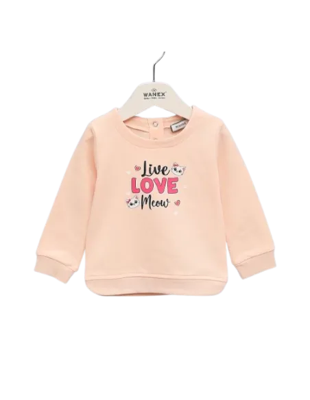 ELENA - Tee-shirt Love pêche