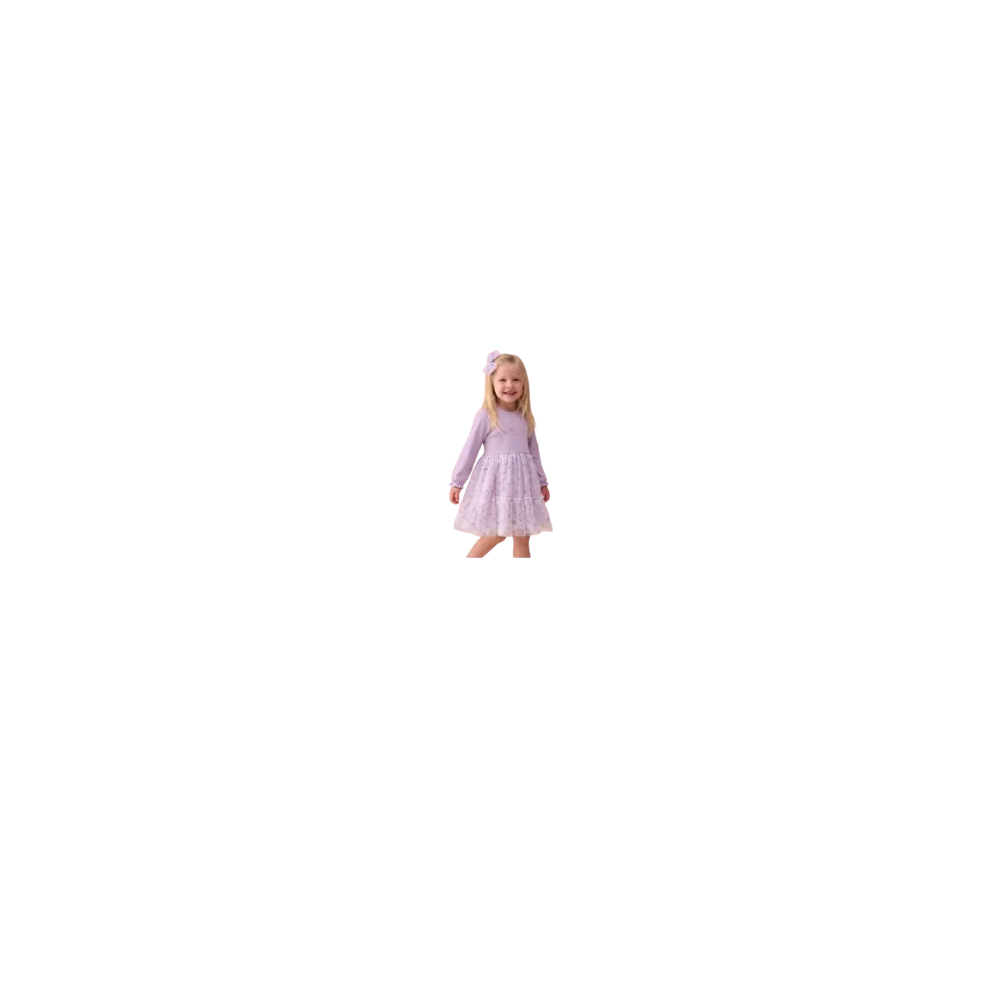 ELENA - Robe Good things violet 3- 6 ans