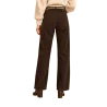BAHE - Pantalon Wide Leg H8072  choco
