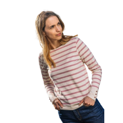 TDM - Marinière Marissa manches longues rose