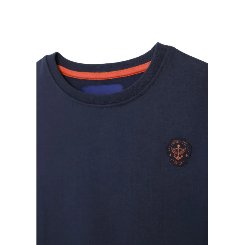 TDM - Robe  sweat Rosilda manches longues 2en1 bleu marine 3 - 12 ans pas cher| La Boîte de Magie Nice