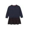 TDM - Robe manches longues 2en1 bleu marine 3 - 12 ans