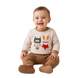 TDM - Ensemble Egide pantalon et sweat 100% coton Bébé Garçon