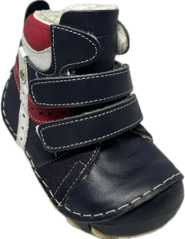 PONKI - Bottines Bébé Garçon Puffy Draeydo Marine