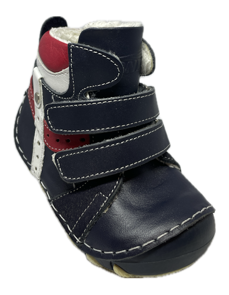 PONKI - Bottines Bébé Garçon Puffy Draeydo Marine