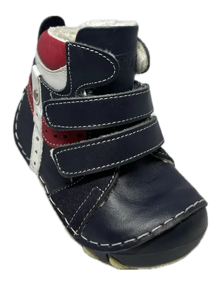 PONKI - Bottines Bébé Garçon Puffy Draeydo Marine