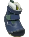 PONKI - Bottines Bébé Garçon Puffy Draeydo Bleu Canard