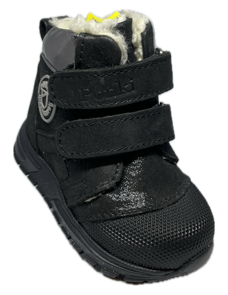 PONKI - Bottines Bébé Mixte Ponki Sneakers Noir