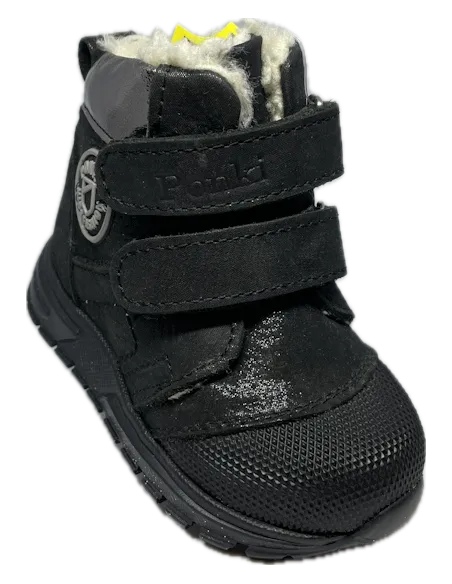 PONKI - Bottines Bébé Mixte Ponki Sneakers Noir