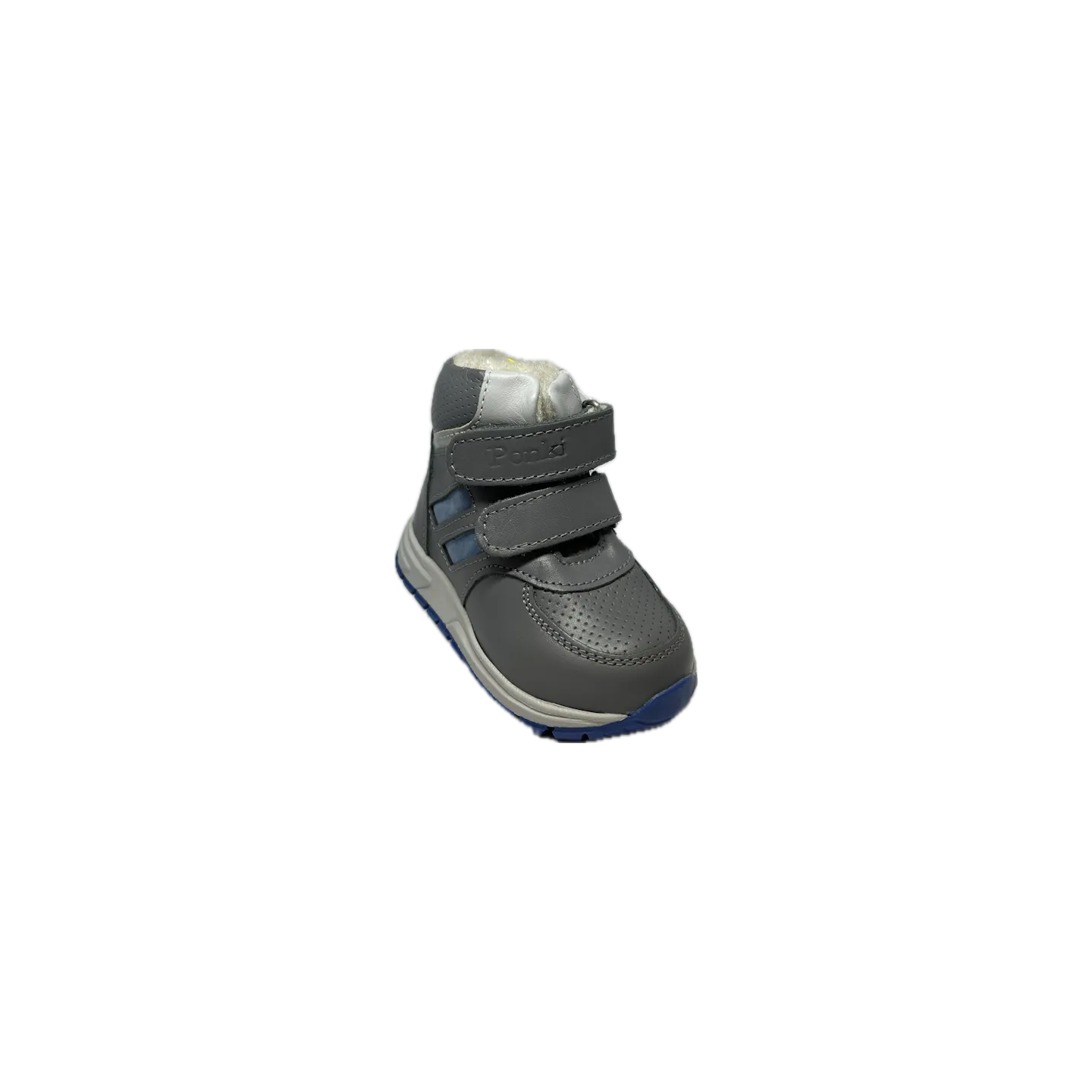 PONKI - Bottines Bébé Mixte Ponki Sneakers Gris
