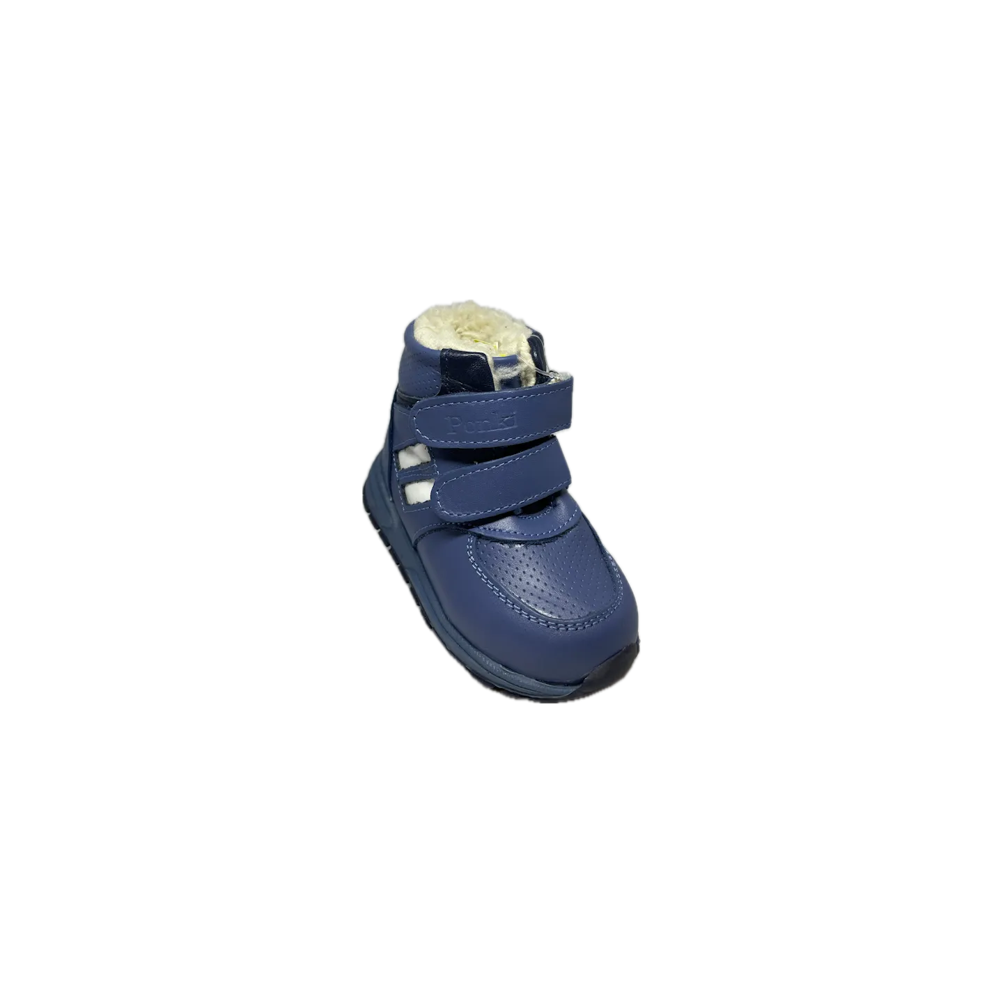 PONKI - Bottines Bébé Mixte Ponki Sneakers Bleu pas cher | LaBoiteDeMagie