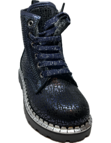 PONKI - Bottines Bébé Mixte Ponki Sneakers Bleu pas cher | LaBoiteDeMagie