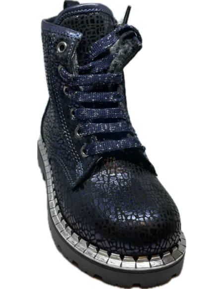 PONKI - Bottines Bébé Mixte Ponki Sneakers Bleu pas cher | LaBoiteDeMagie
