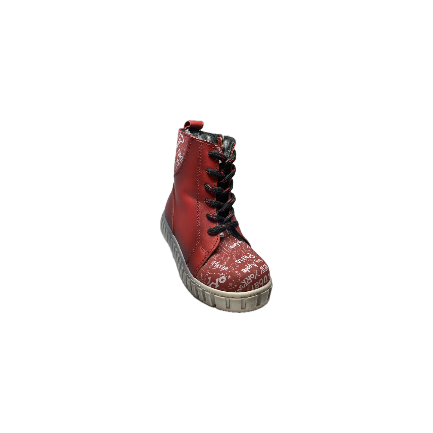 PONKI - Bottines World red pas cher | La Boite De Magie
