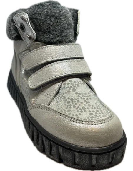 PONKI - Bottines Bébé Mixte Ponki Sneakers Gris pas cher | LaBoiteDeMagie