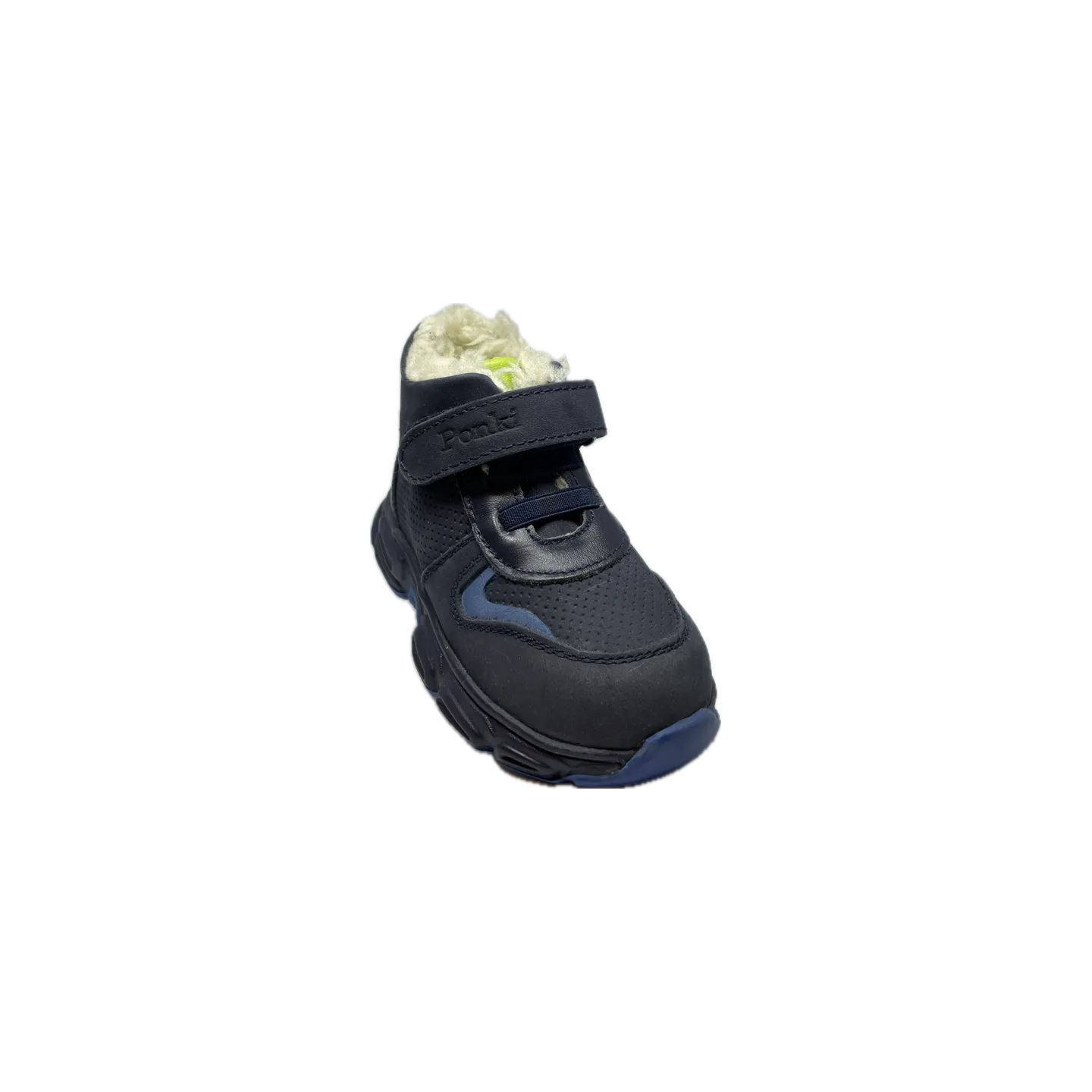 PONKI - Bottines Bébé Garçon Puffy Draeydo Marine pas cher | LaBoiteDeMagie