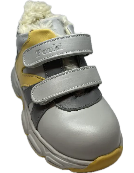 PONKI - Bottines Bébé Garçon Puffy Draeydo Bleu Canard pas cher | LaBoiteDeMagie