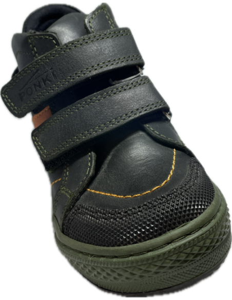 PONKI - Sneakers Kaki pas cher | La Boite De Magie