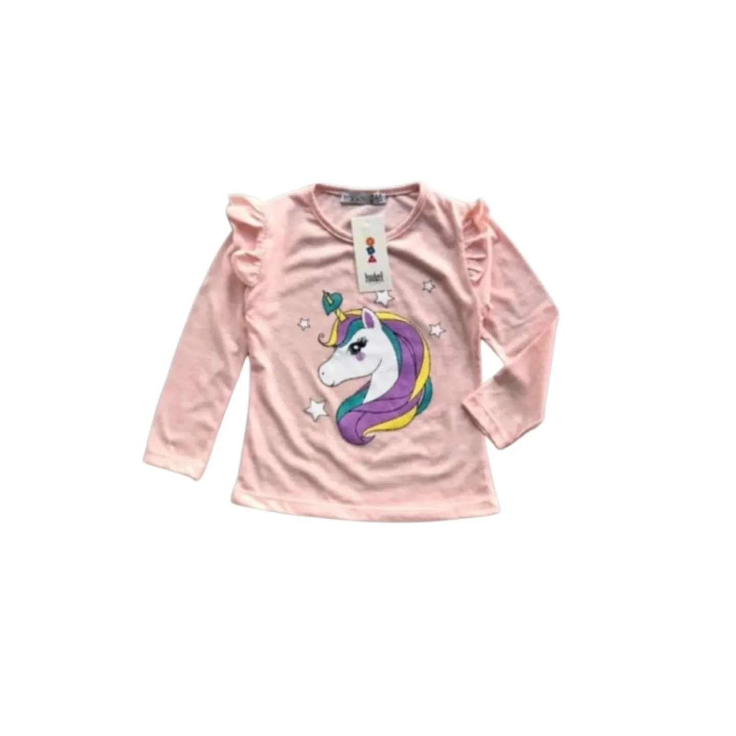 ELENA - Tee-shirt Licorne rose