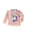 ELENA - Tee-shirt Licorne rose
