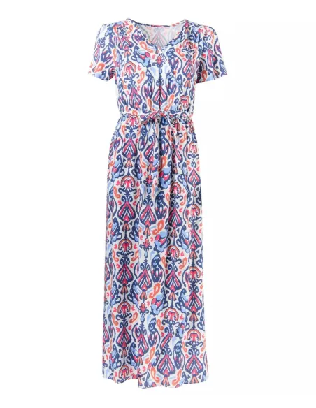 EOM - Robe à manches courtes ECOVERO imprimée