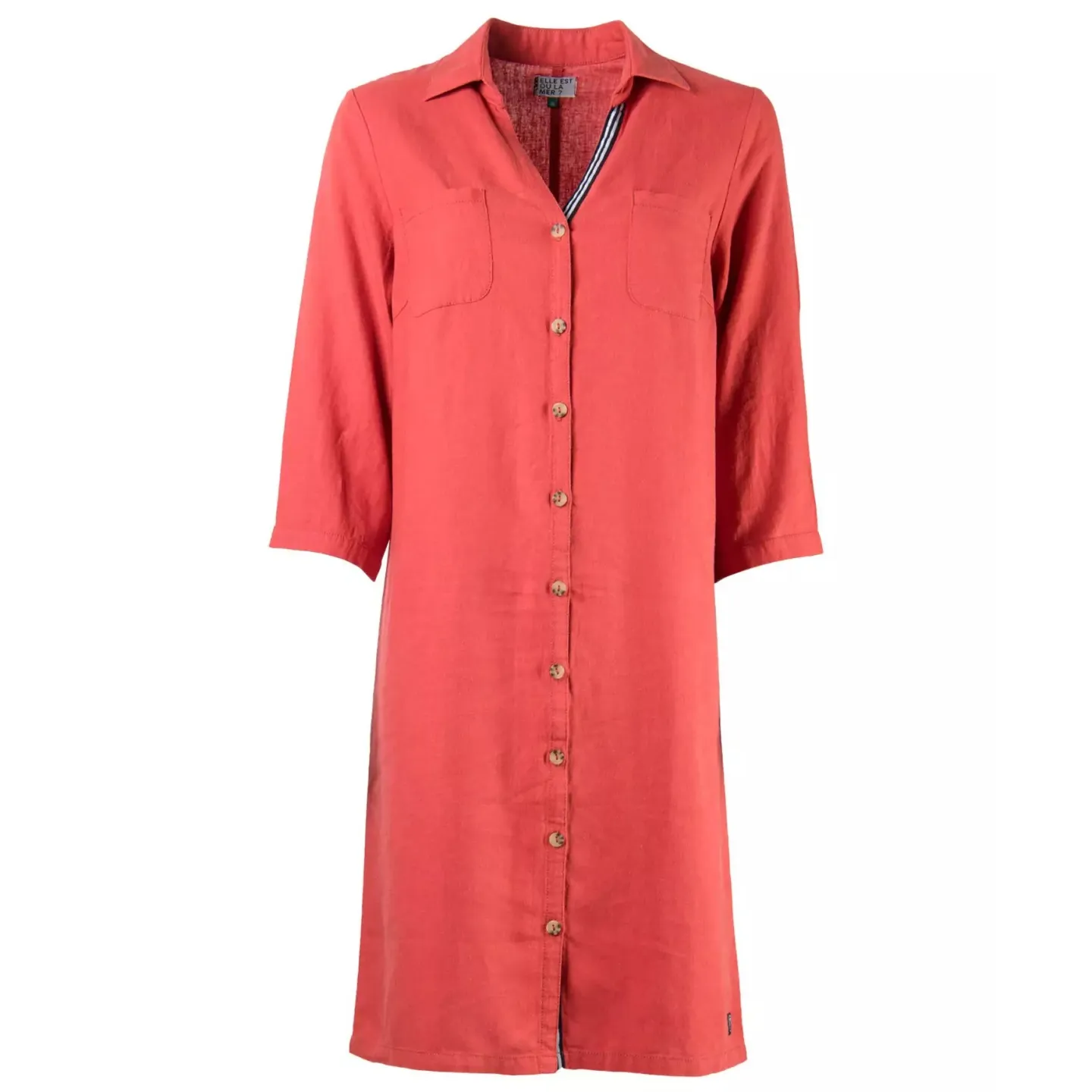 EOM - Robe PYLOBE rouge terracotta