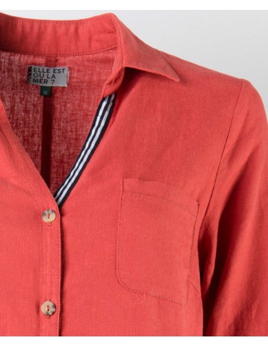 EOM - Robe PYLOBE rouge terracotta
