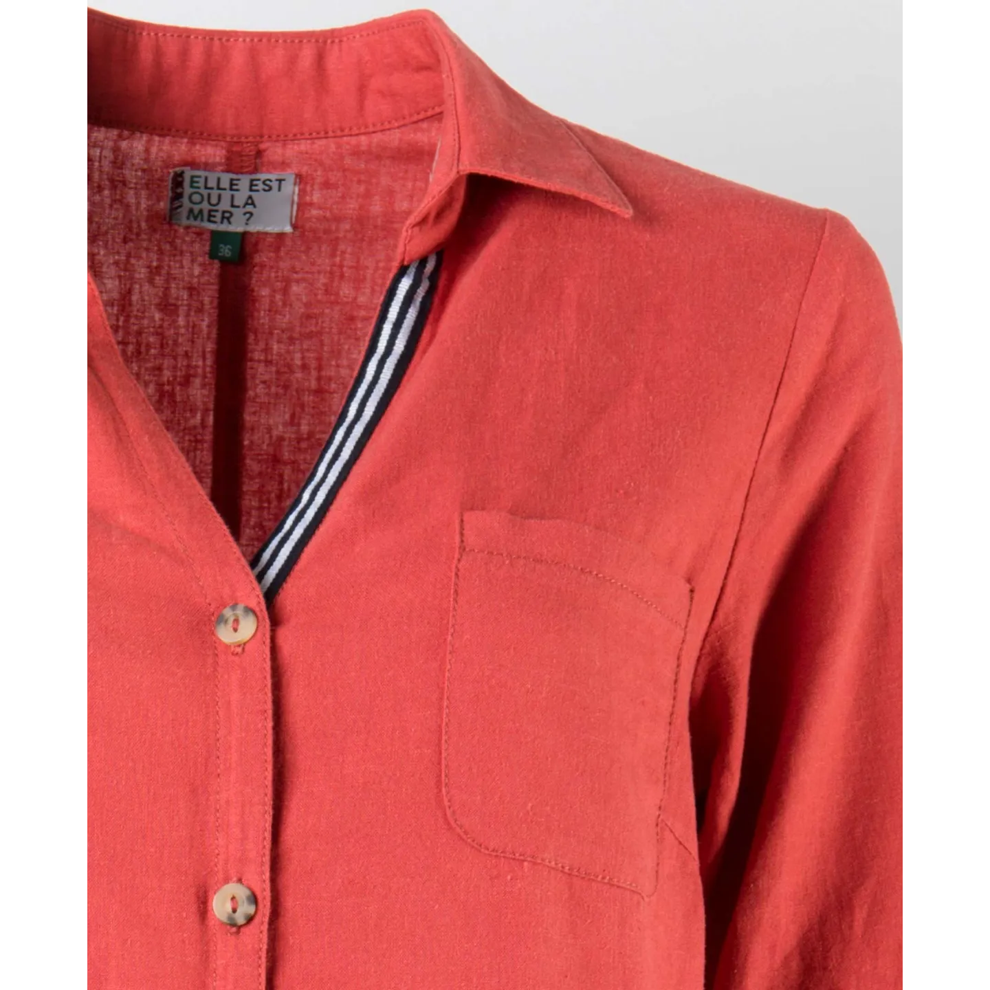 EOM - Robe PYLOBE rouge terracotta