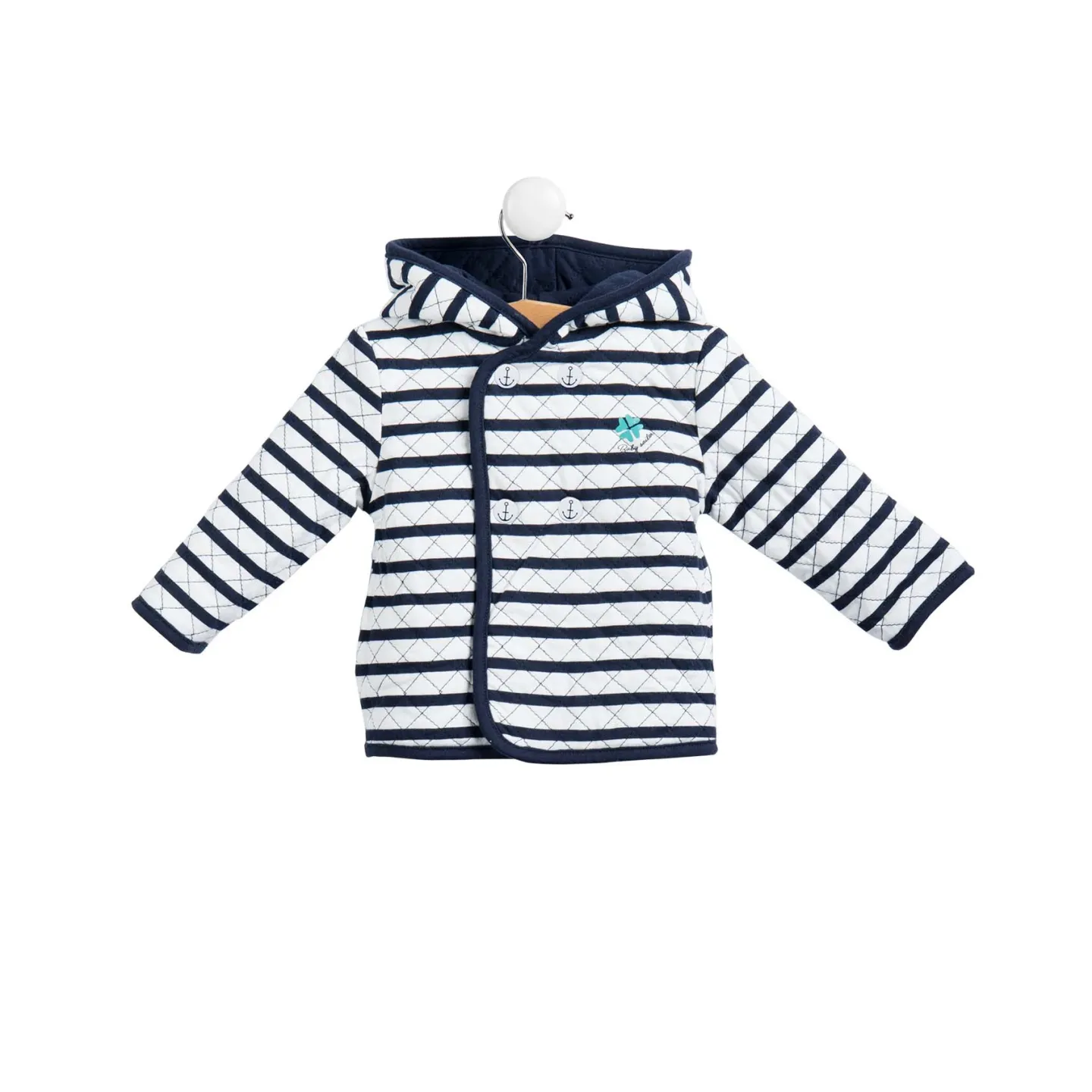 Elle est où la mer - Veste OISILLON révérsible indigo