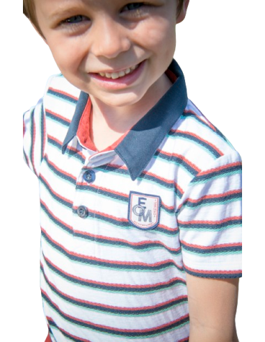 EOM - Polo Cabizkid rayé multicolor