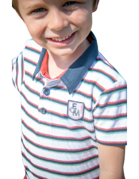 EOM - Polo Cabizkid rayé multicolor