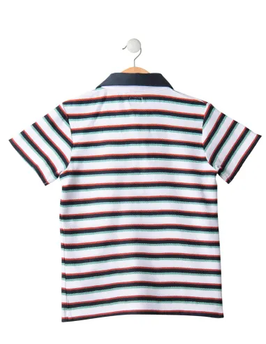 EOM - Polo Cabizkid rayé multicolore pas cher|La Boite de Magie