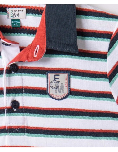 EOM - Polo Cabizkid rayé multicolor
