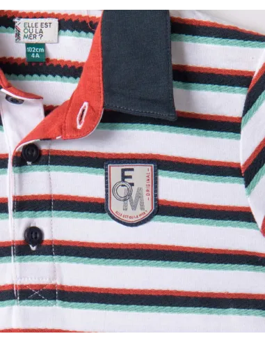EOM - Polo Cabizkid rayé multicolor