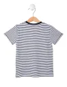 Elle est où la mer - Tee-shirt AGRILO rayé indigo pas cher| La Boite de Magie