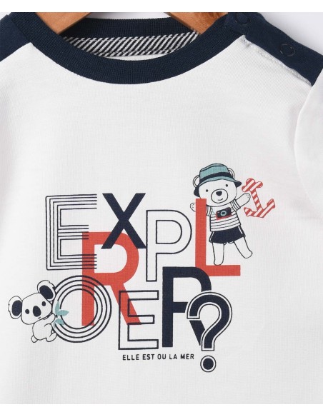 EOM - Tee-shirt AUTOL naturel